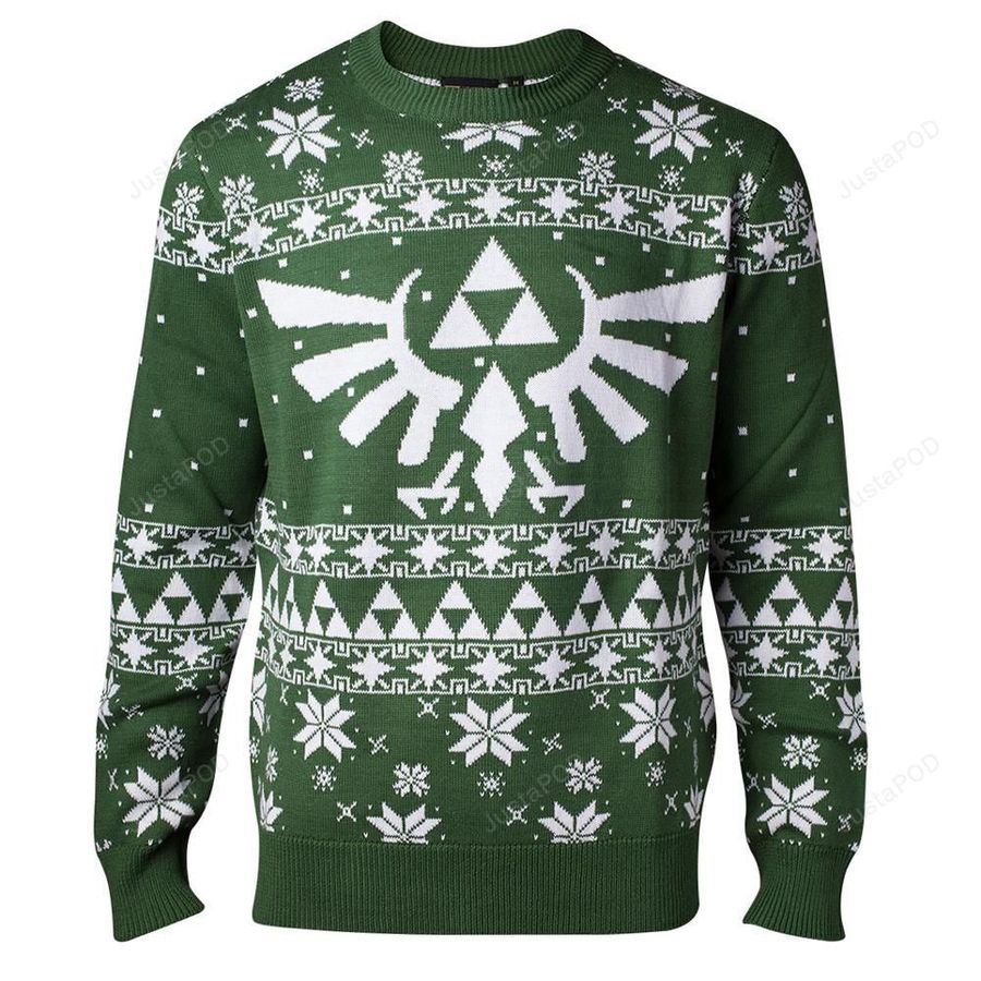 Legend of Zelda Hylian Knitted Ugly Sweater, Ugly Sweater, Christmas Sweaters, Hoodie, Sweater