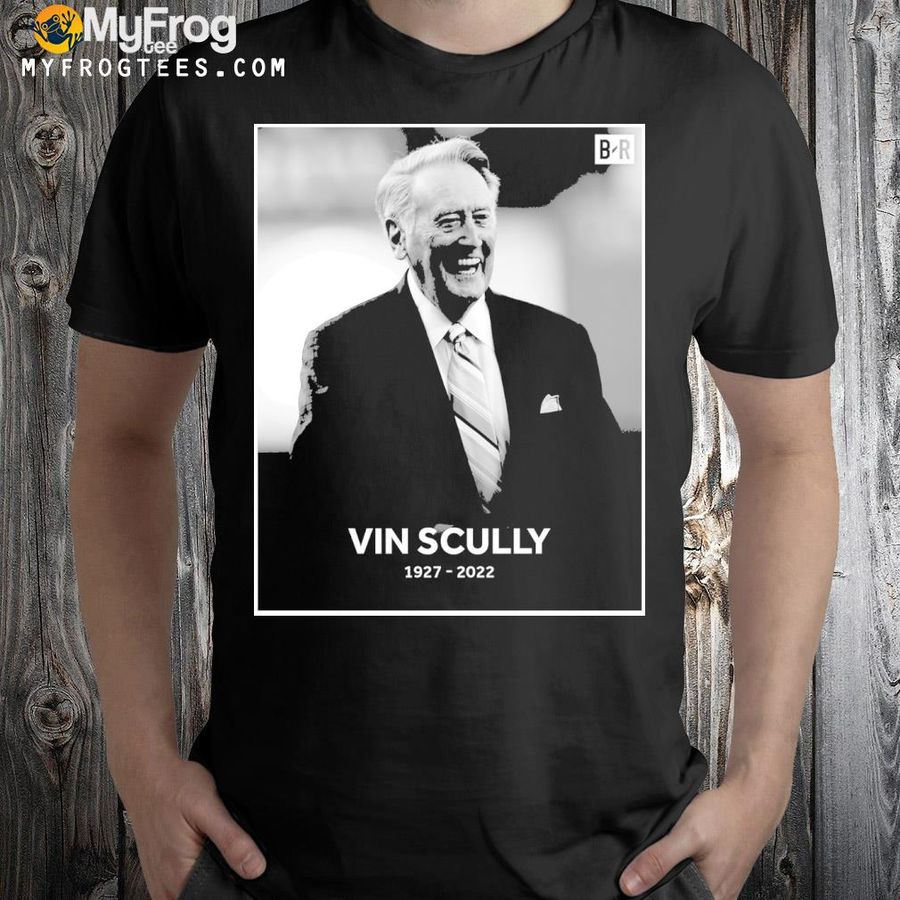 Legendary Dodgers broadcaster vin scully shirt
