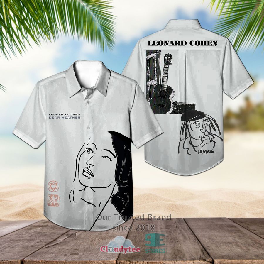 Leonard Cohen Heather Album Hawaiian Shirt – LIMITED EDITION