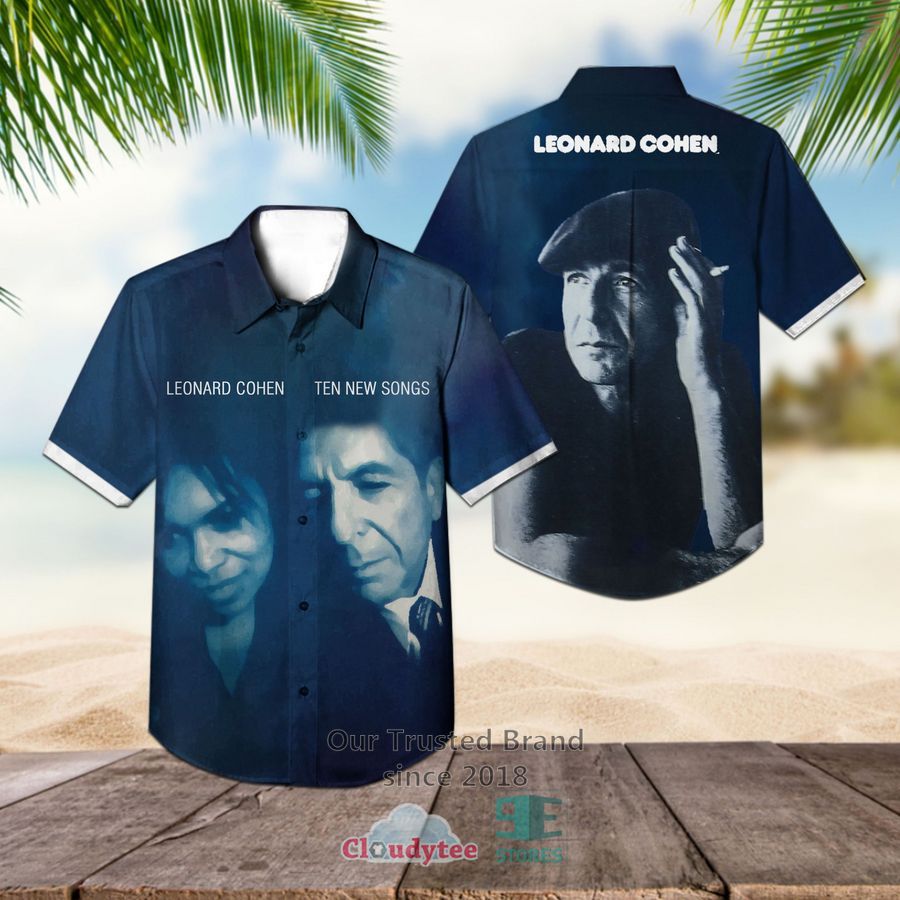 Leonard Cohen Ten New Songs Album Hawaiian Shirt – LIMITED EDITION