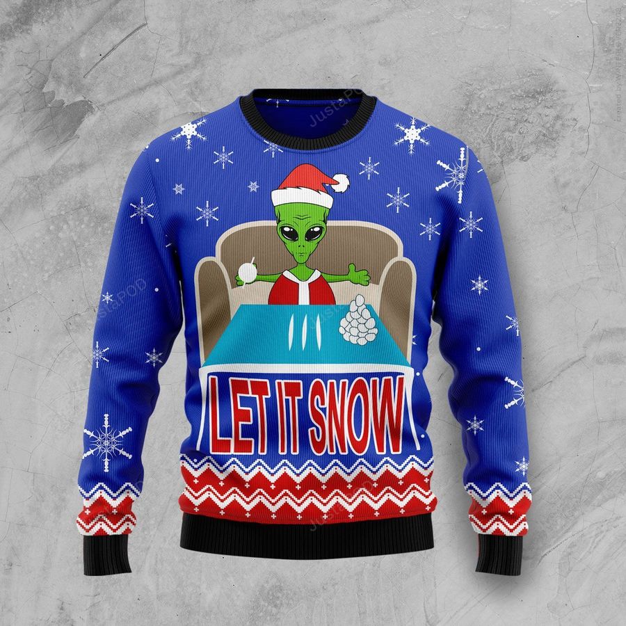 Let It Snow Christmas Ugly Sweater, Ugly Sweater, Christmas Sweaters, Hoodie, Sweater