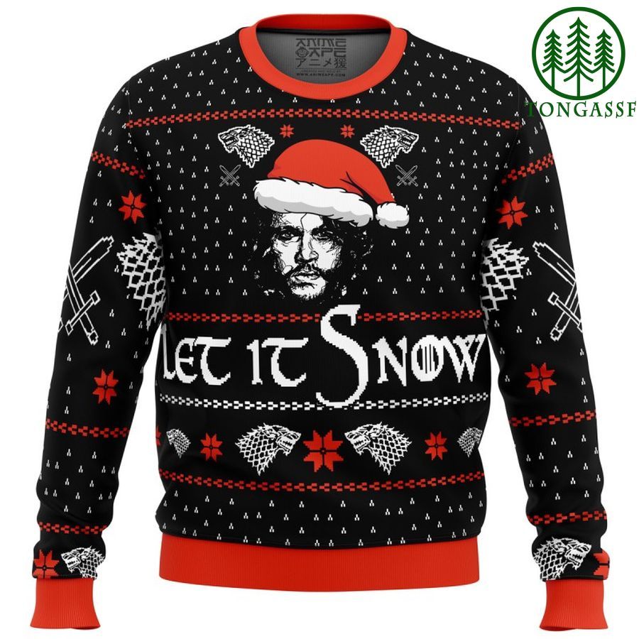 Let It Snow Jon Game Of Thrones Ugly Christmas Sweater