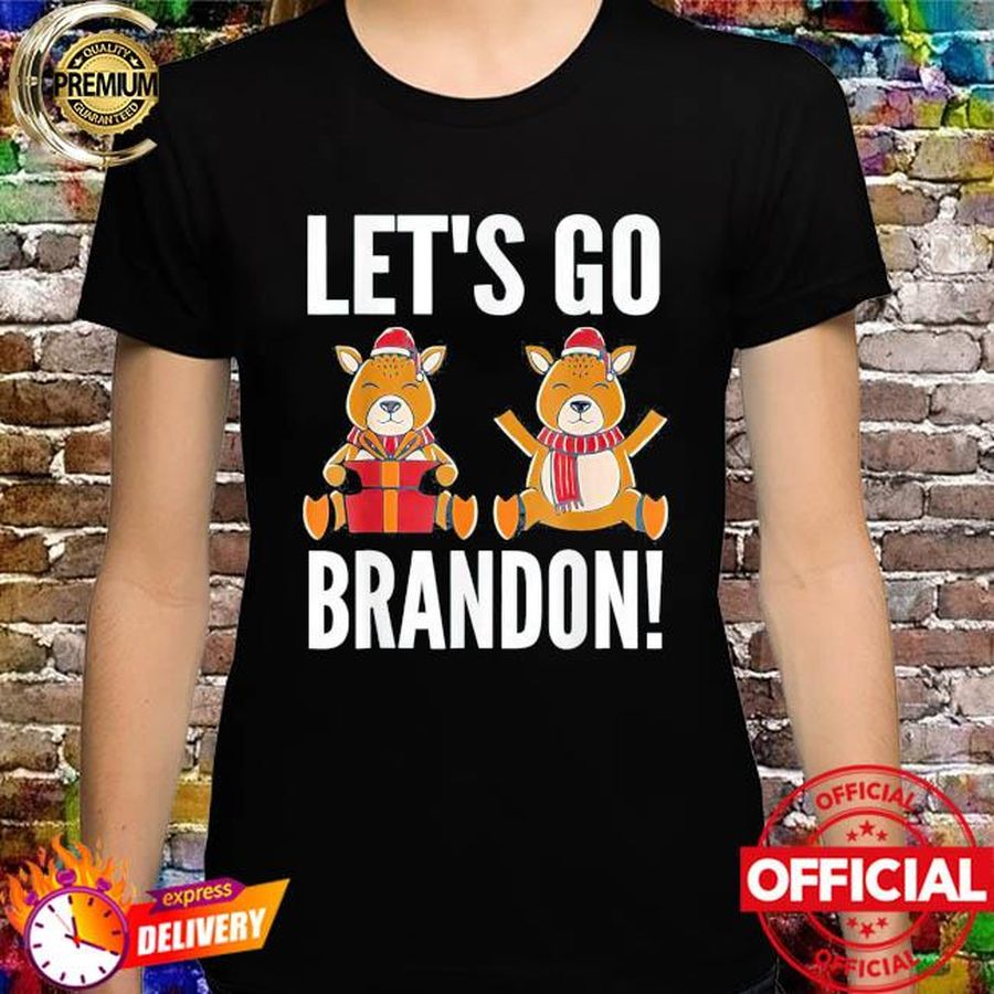 Let's go brandon Christmas 2021 santa and friends sweater