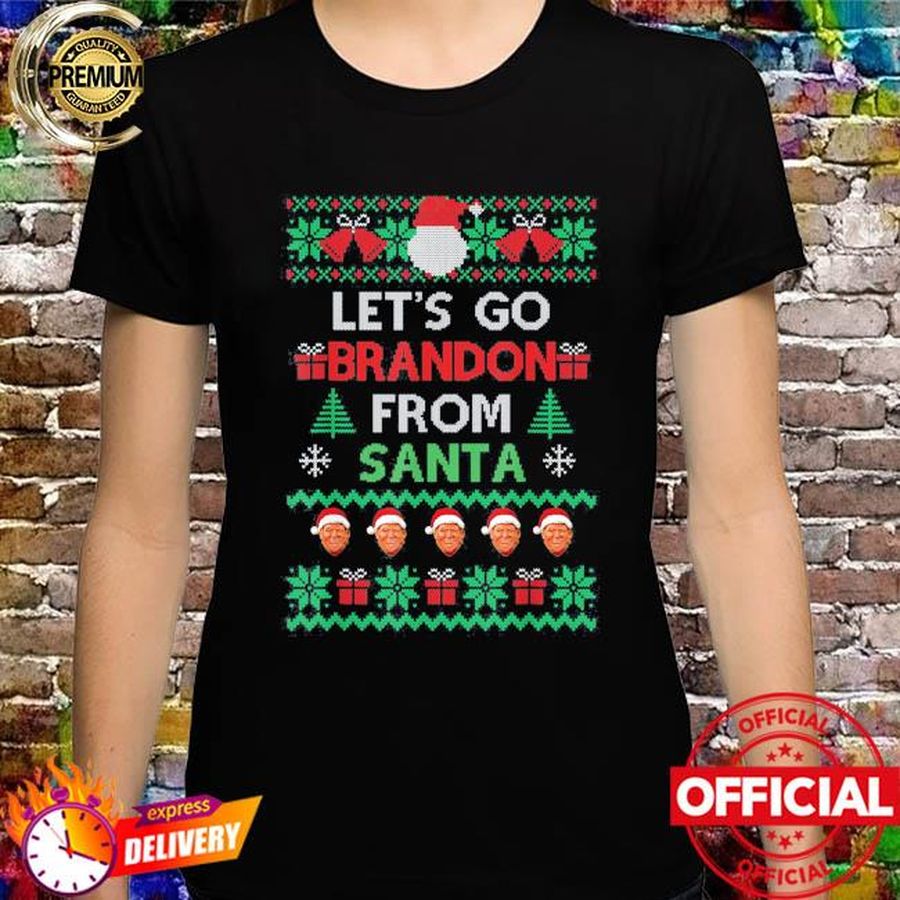 Let's go brandon from santa shirt