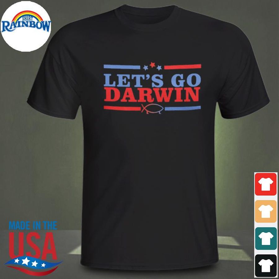 Let's go darwin American flag shirt