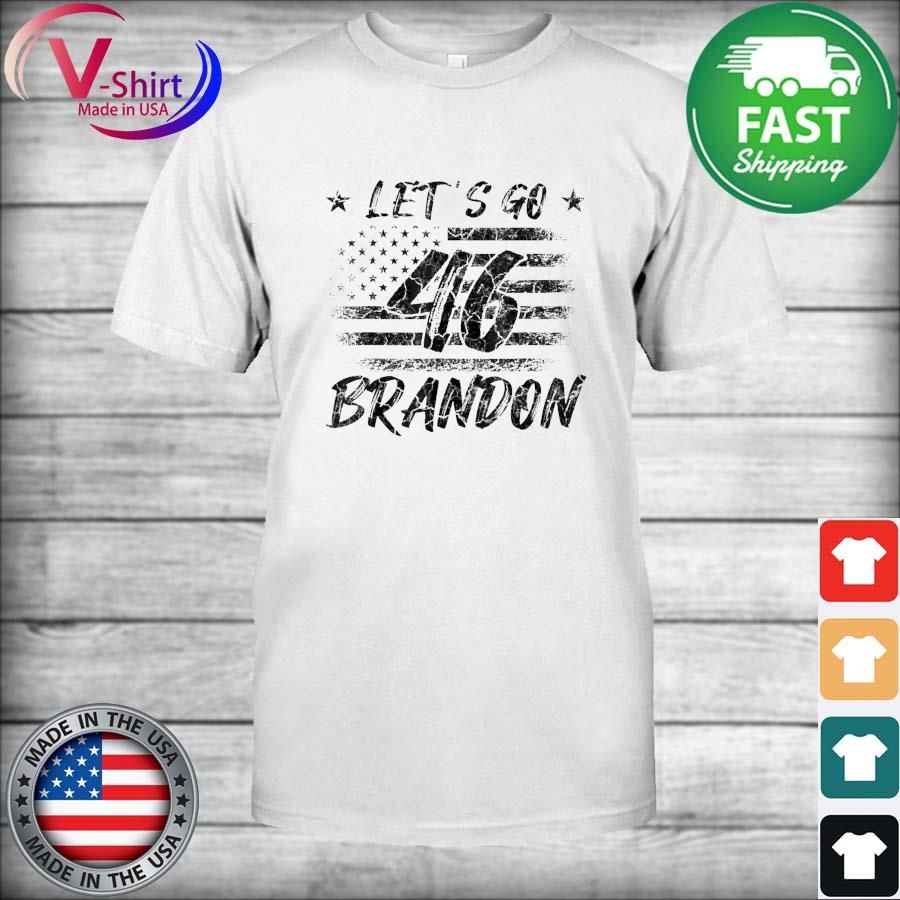 Let’s Go Brandon 46 Chant FJB American flag T-Shirt