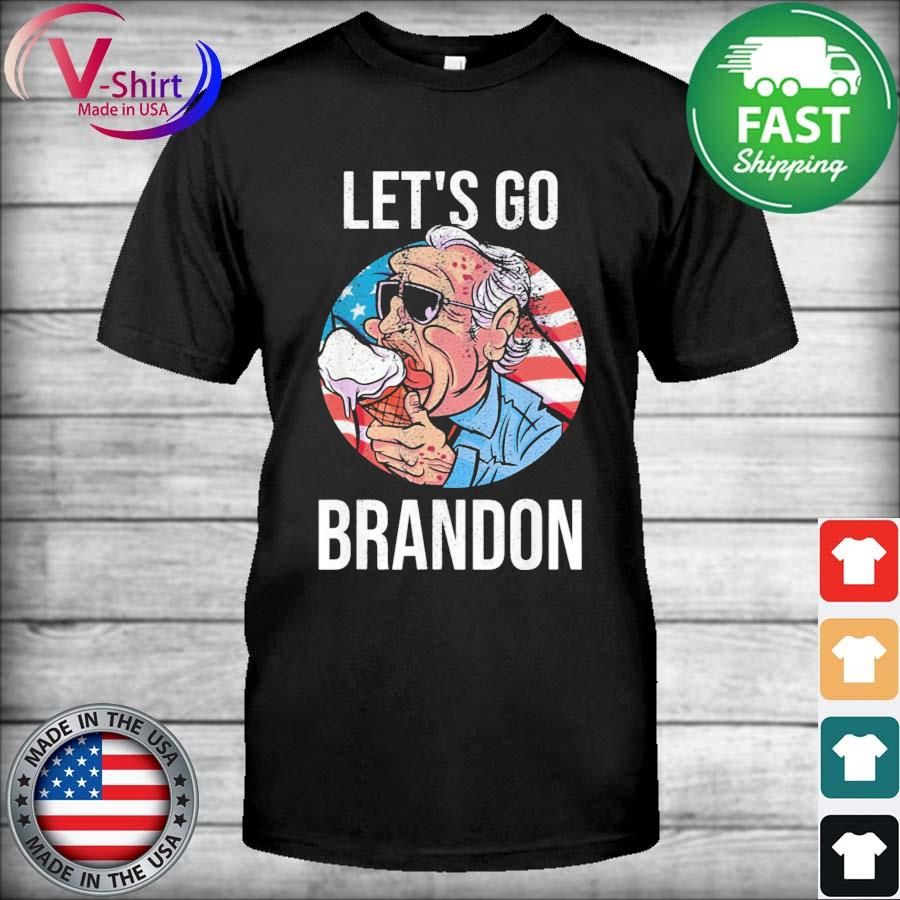 Let’s Go Brandon Biden Conservative American Flag Shirt