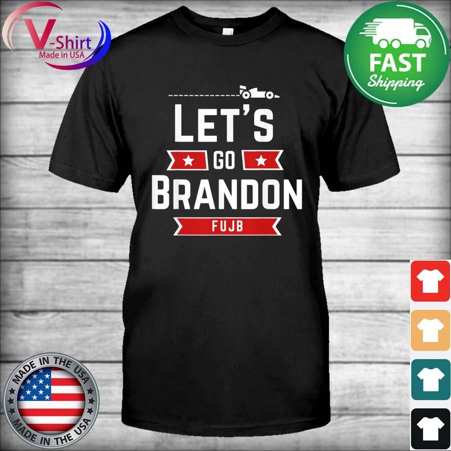 Let’s Go Brandon Black Conservative Anti Liberal US Flag T-Shirt