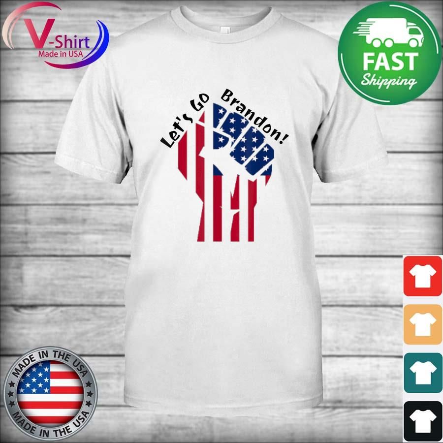 Let’s Go Brandon Chant American Flag Impeach Biden 46 T-Shirt