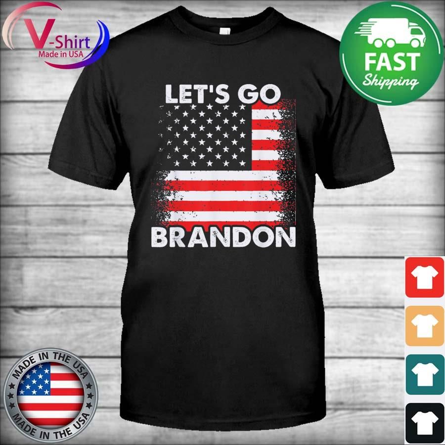 Let’s Go Brandon Chant Us Flag Impeach 46 T-Shirt