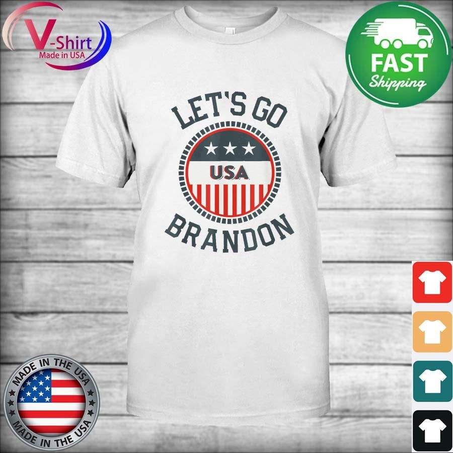 Let’s Go Brandon Chant USA Flag T-Shirt