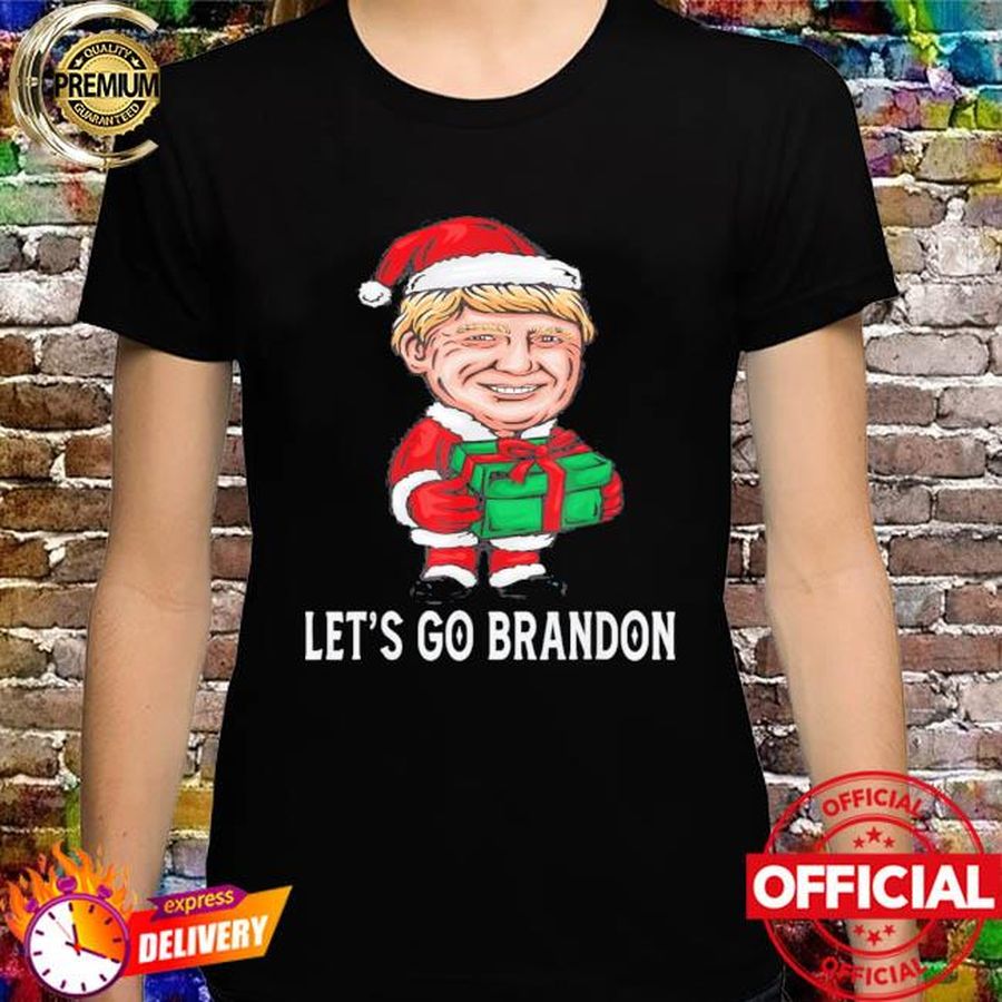 Let’s Go Brandon Christmas Santa TRump Shirt