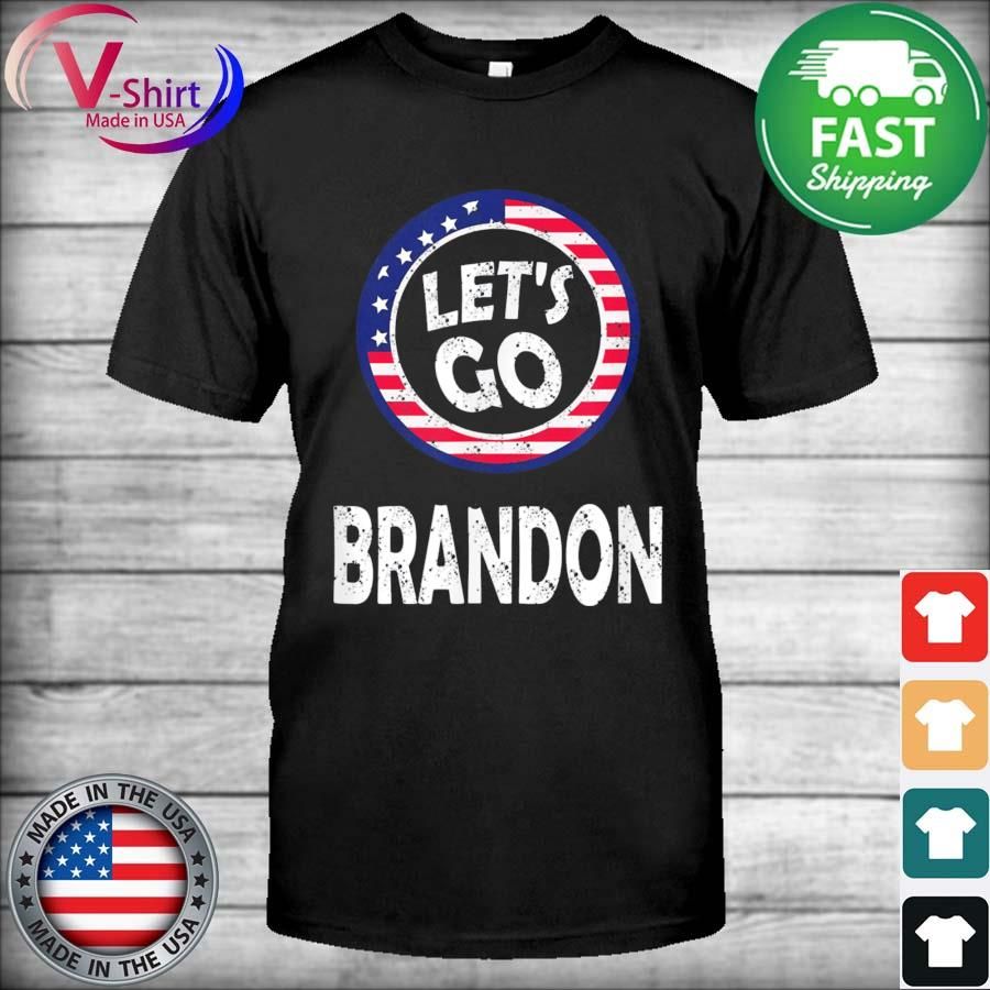 Let’s Go Brandon Conservative Anti Liberal Flag American T-Shirt
