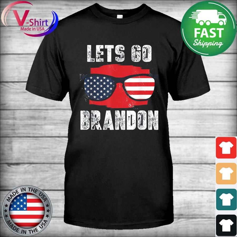 Let’s Go Brandon FJB Conservative Anti Liberal USA Flag JB Chant T-Shirt