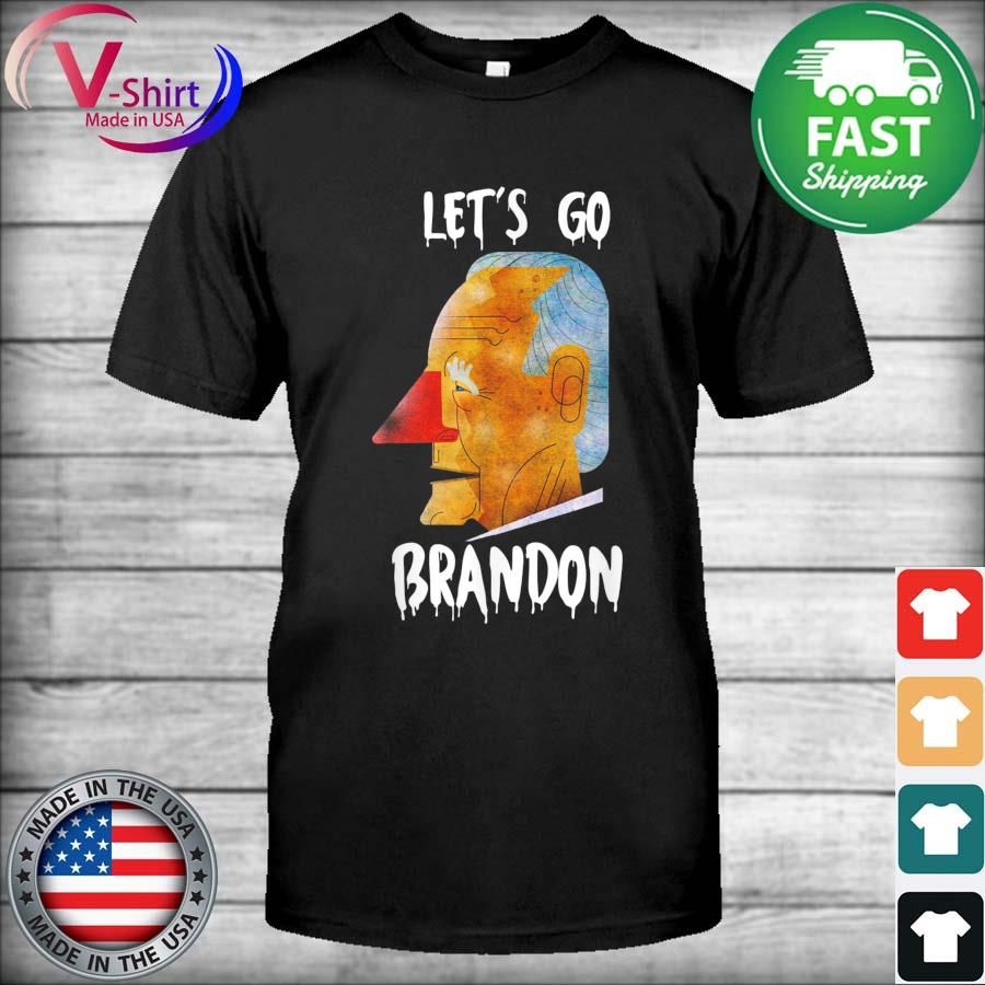 Let’s Go Brandon Joe Biden Conservative Anti Liberal American Flag T-Shirt
