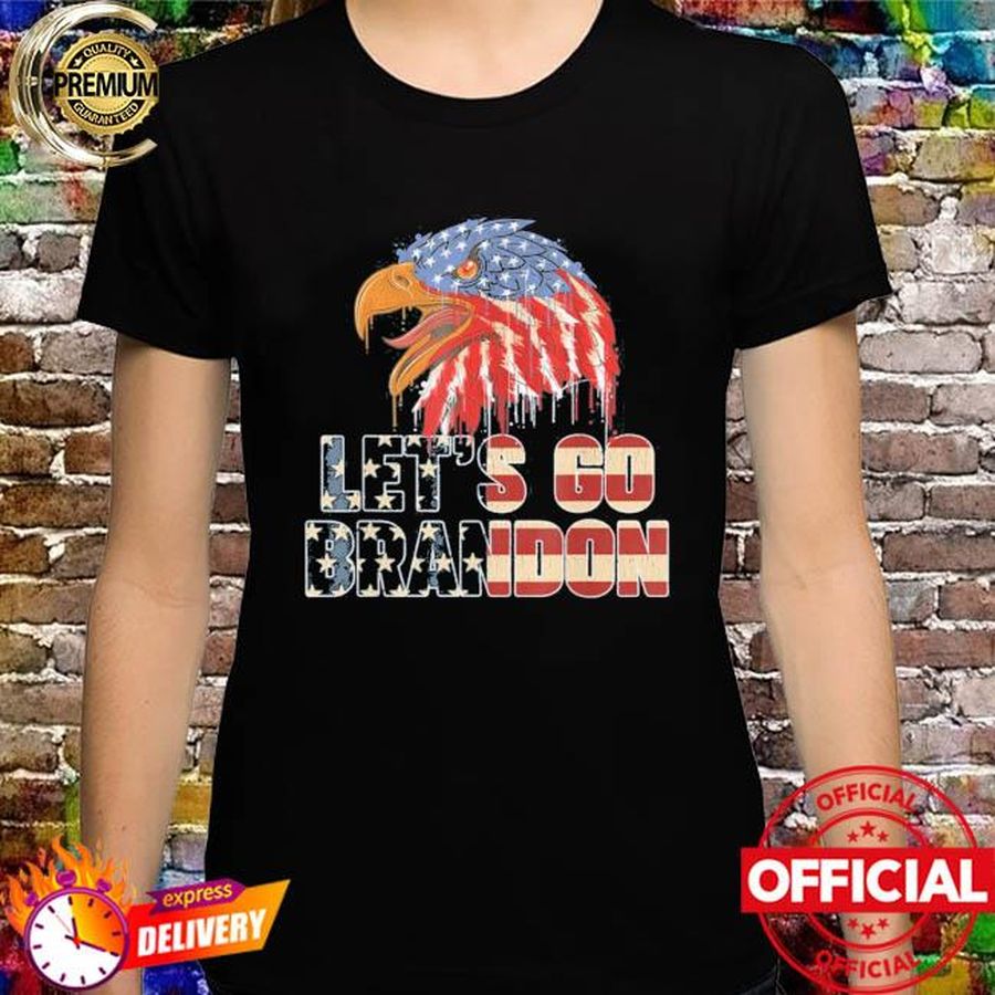 Let’s Go Brandon Liberal US Flag Eagle Xmas Shirt