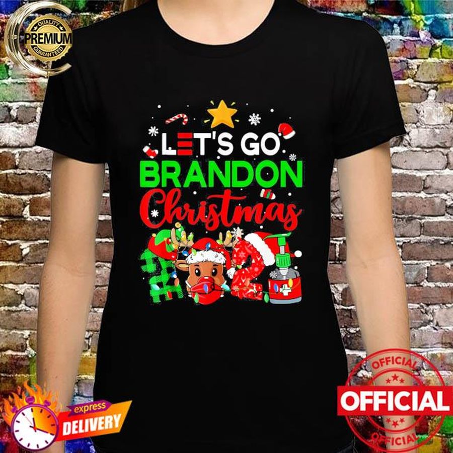 Let’s Go Brandon Merry Christmas Santa 2021 T Shirt