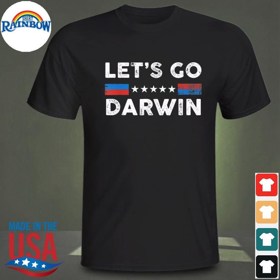 Lets Go Darwin US Flag Vintage Shirt