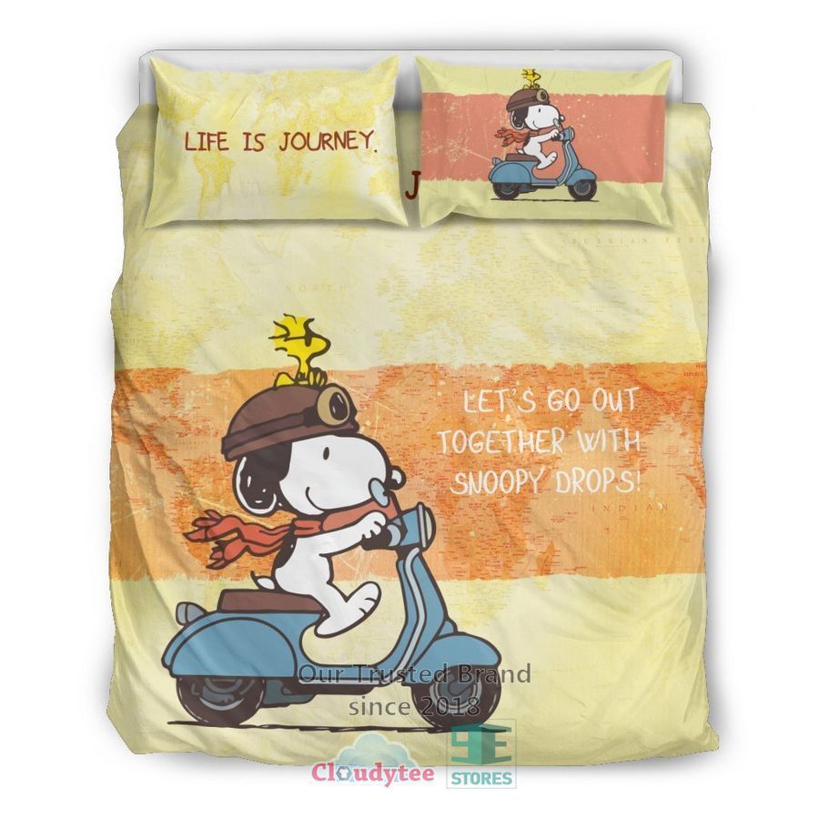 Let's Go Out Together With Snoopy Drops Bedding Set – LIMITED EDITION