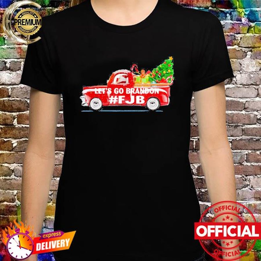 Let’s go Red Truck Christmas Trees 2021 TShirt