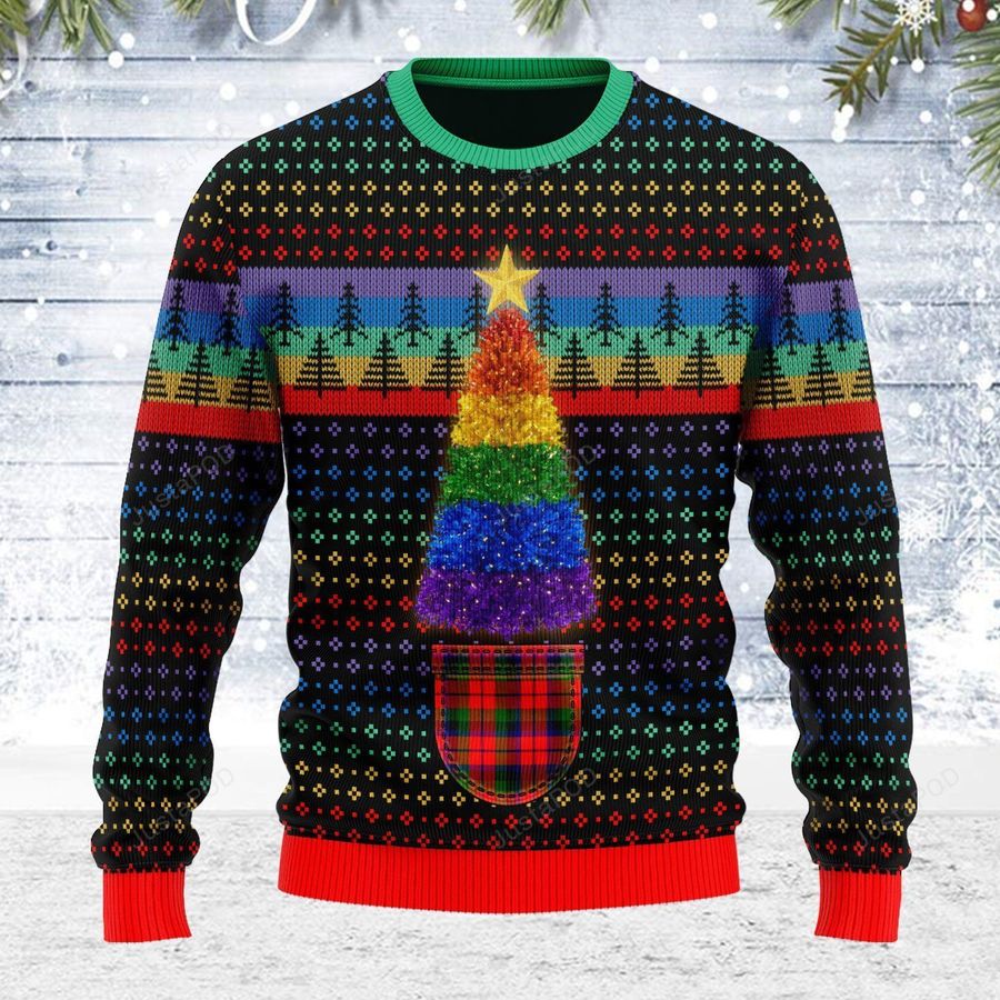 LGBT Christmas Tree Ugly Christmas Sweater