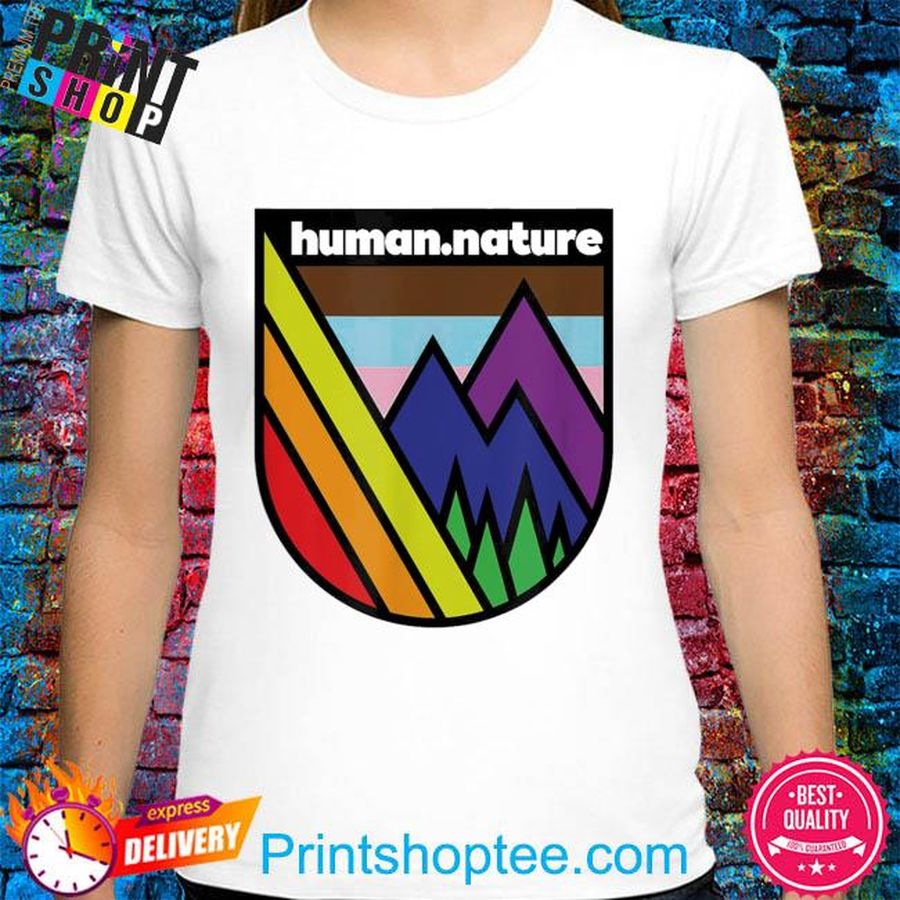 Lgbtq queer gay mountains pride trees hiking shirt