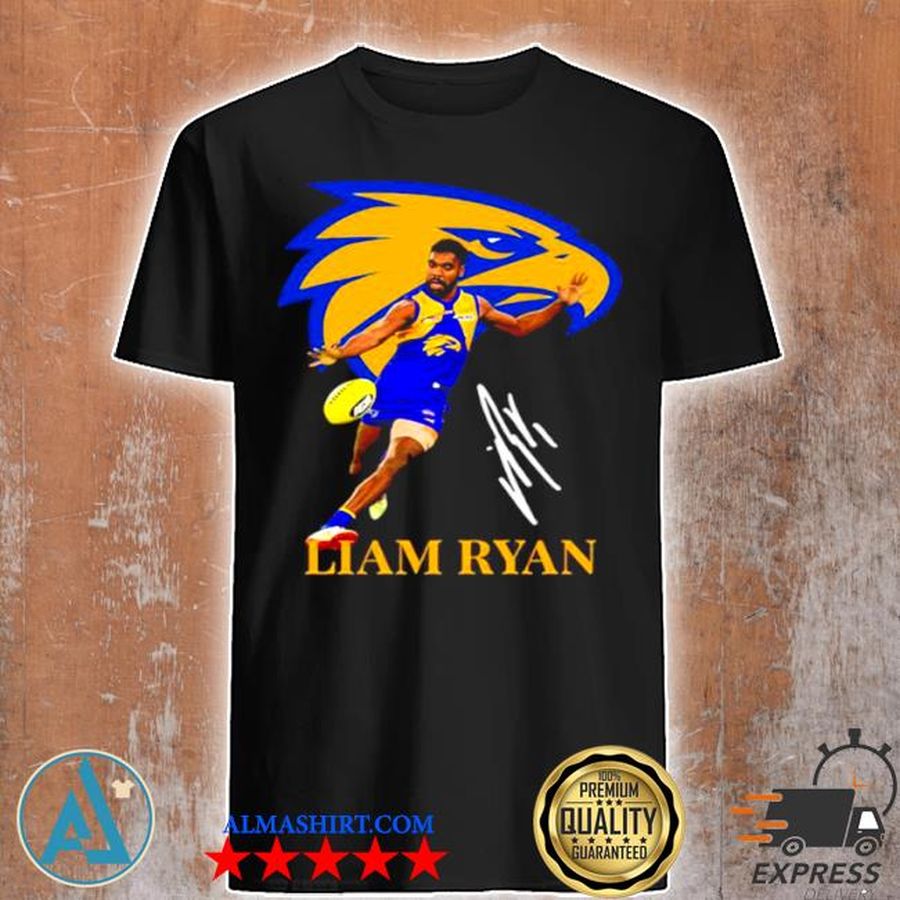Liam ryan player of team philadelphia eagles football signature shirt
