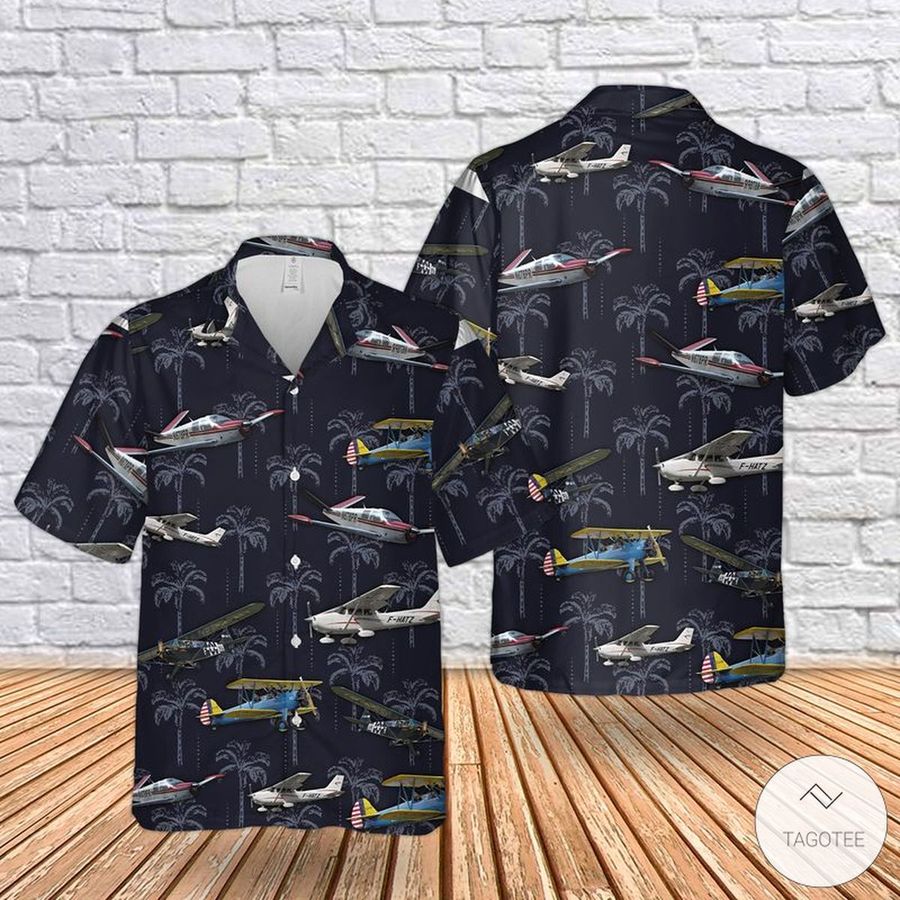 Light Aircraft Hawaiian Shirts