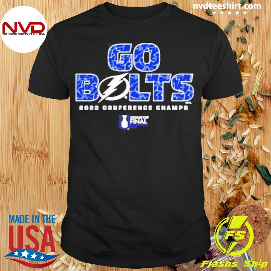 Lightning Go Bolts 2022 Eastern Conference Champions Home Ice Shirt