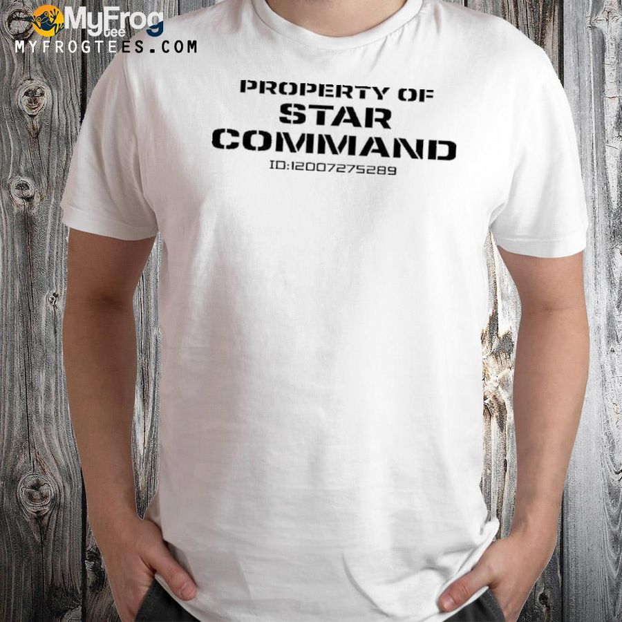 Lightyear Property Of Star Command shirt