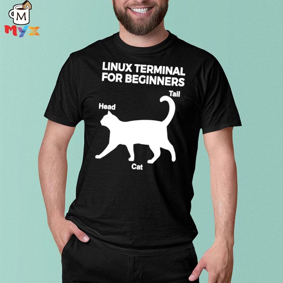 Linux terminal for beginners shirt
