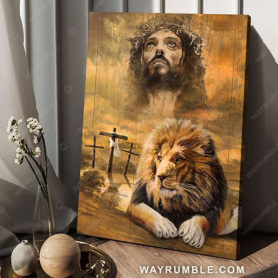 Lion Poster, Jesus And Lion, Believe In God Poster