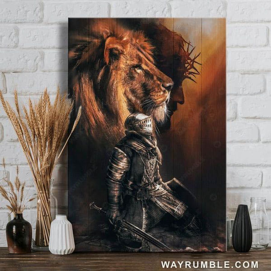 Lion Poster, Jesus Decor, Warrior Poster Poster