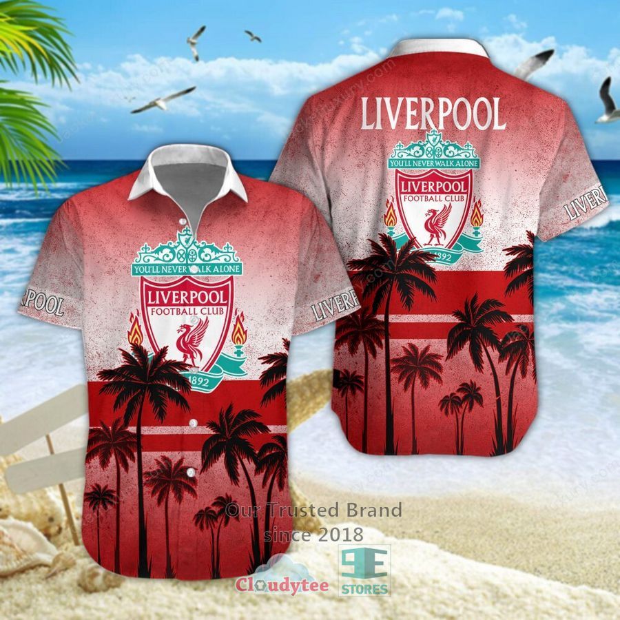 Liverpool F.C Palm Tree Hawaiian Shirt, Shorts – LIMITED EDITION