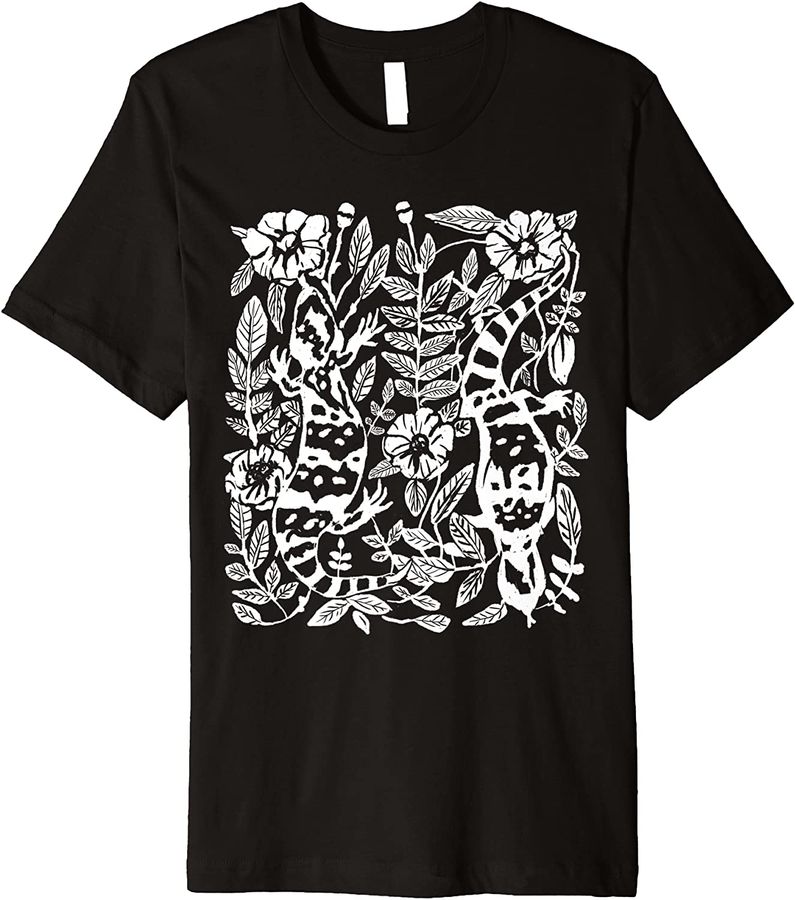 Lizard, Reptile, Gila Monster, Foliage Witchy Punk Goth Premium