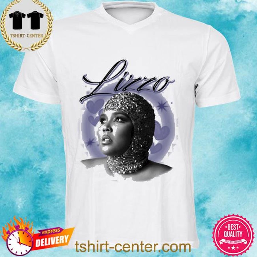 Lizzomusic Store Follow @Yitty Lizzo Special Hearts Airbrush Shirt