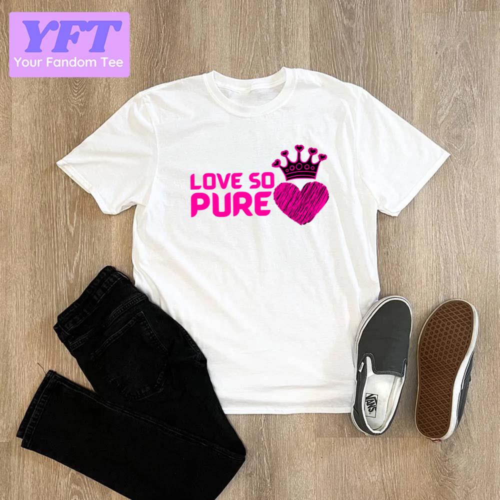 Logo Graphic Art Love So Pure Unisex T-Shirt
