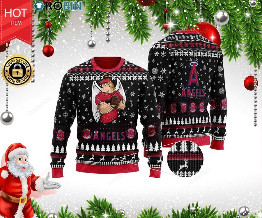 Los Angeles Angels Ugly Christmas Sweater All Over Print Sweatshirt