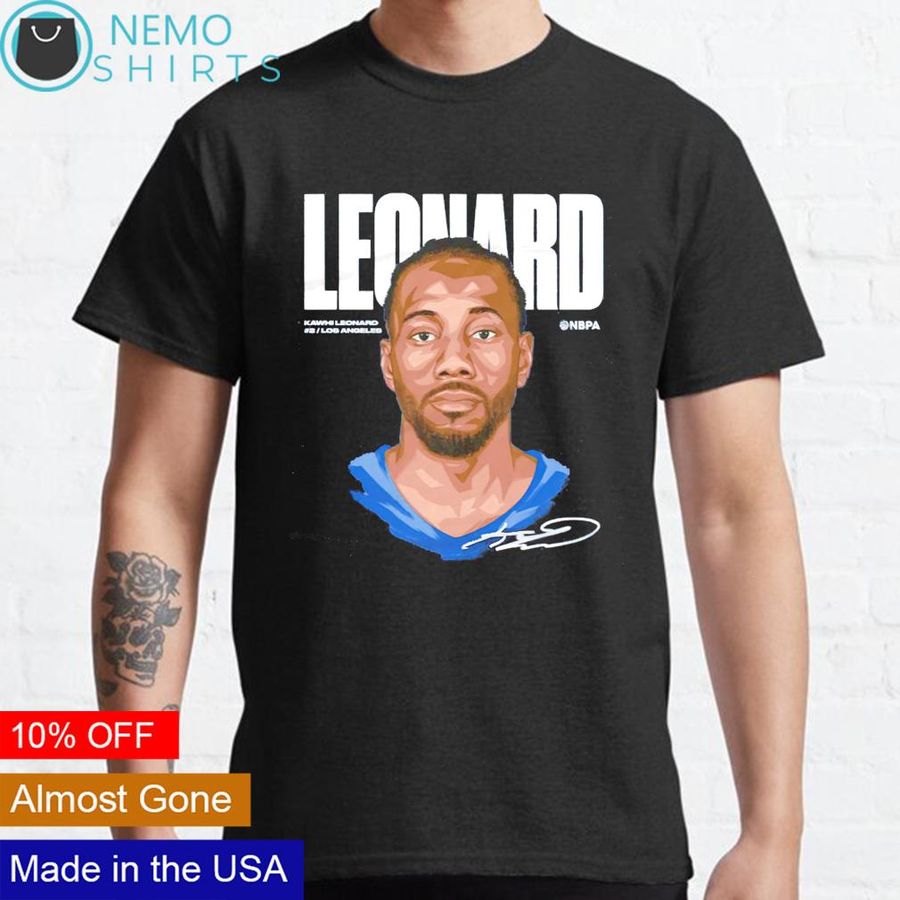 Los Angeles Basketball Kawhi Leonard Game Face signature shirt