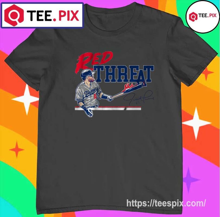 Los Angeles Dodgers Justin Turner The Red Threat Signature Shirt