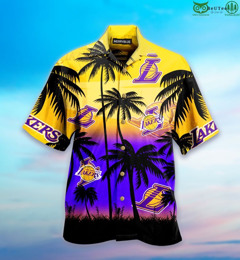 Los Angeles Lakers NBA fan gifts Hawaiian Shirt