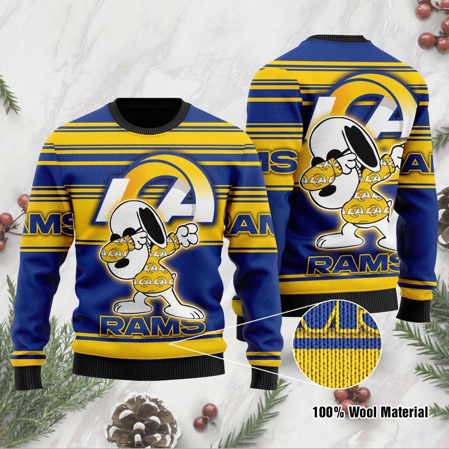 Los Angeles Rams D Full Printed Sweater Shirt For Football