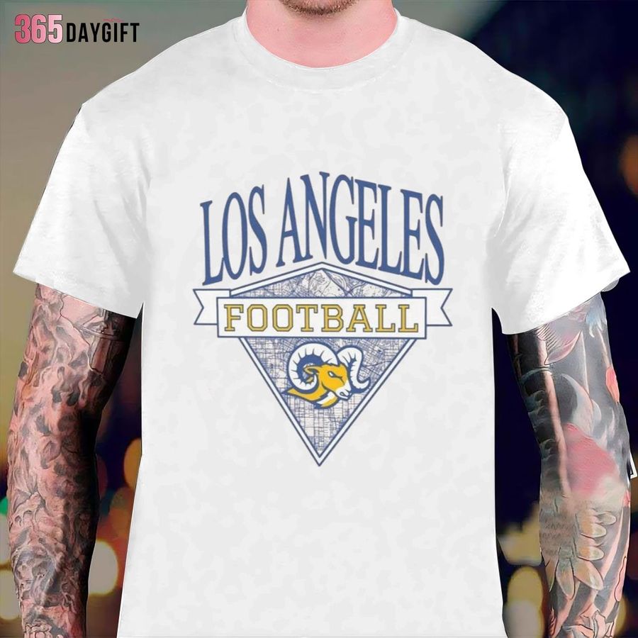 Los Angeles Rams T Shirt Retro California Football Apparel