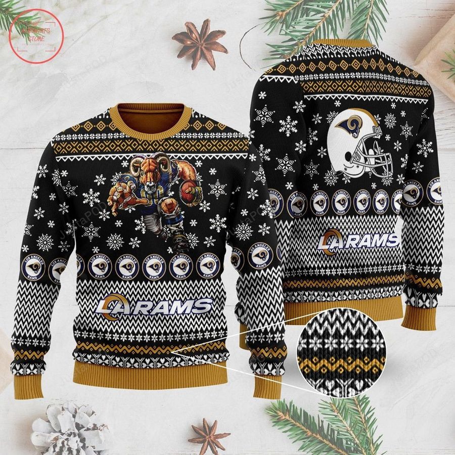 Los Angeles Rams Ugly Christmas Sweater All Over Print Sweatshirt