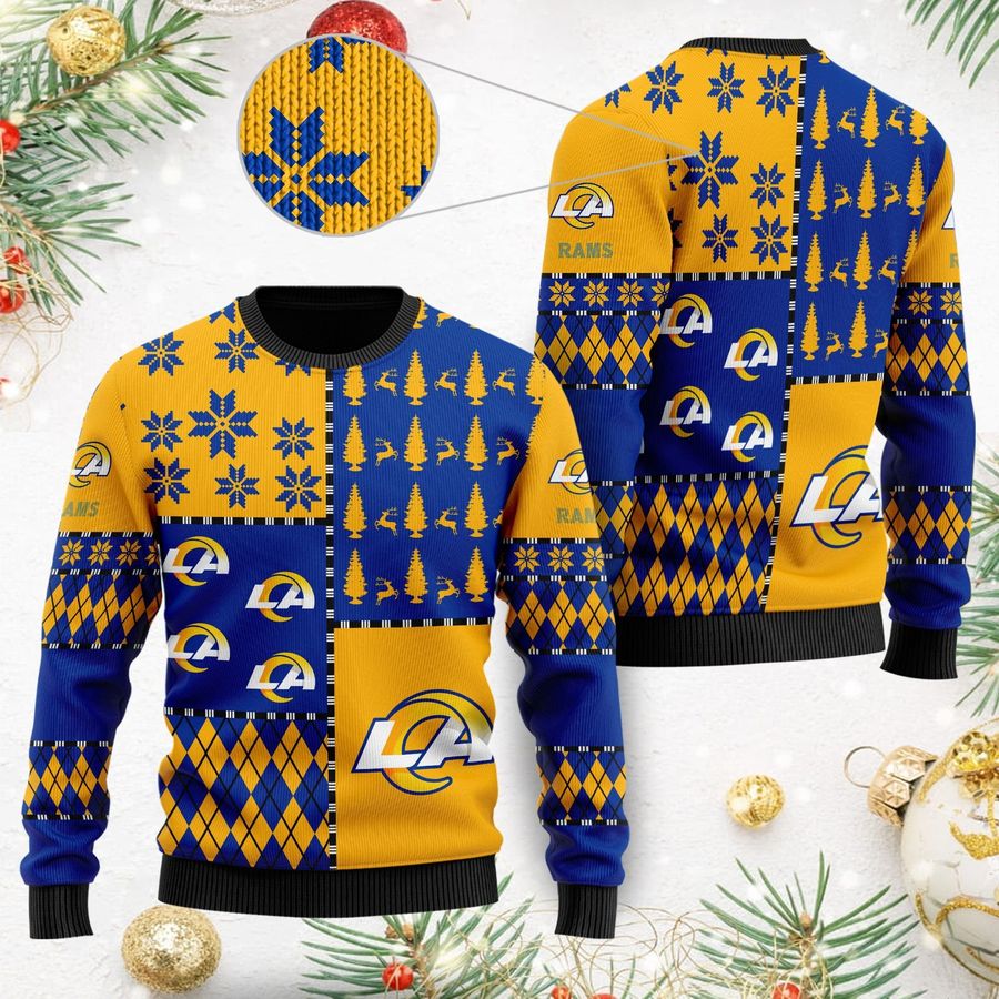 Los Angeles Rams Ugly Christmas Sweaters Best Christmas Gift For