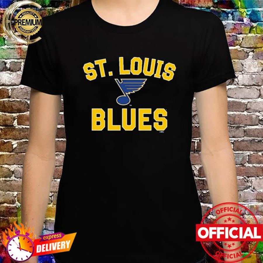 Louis blues blue team victory arch pullover shirt
