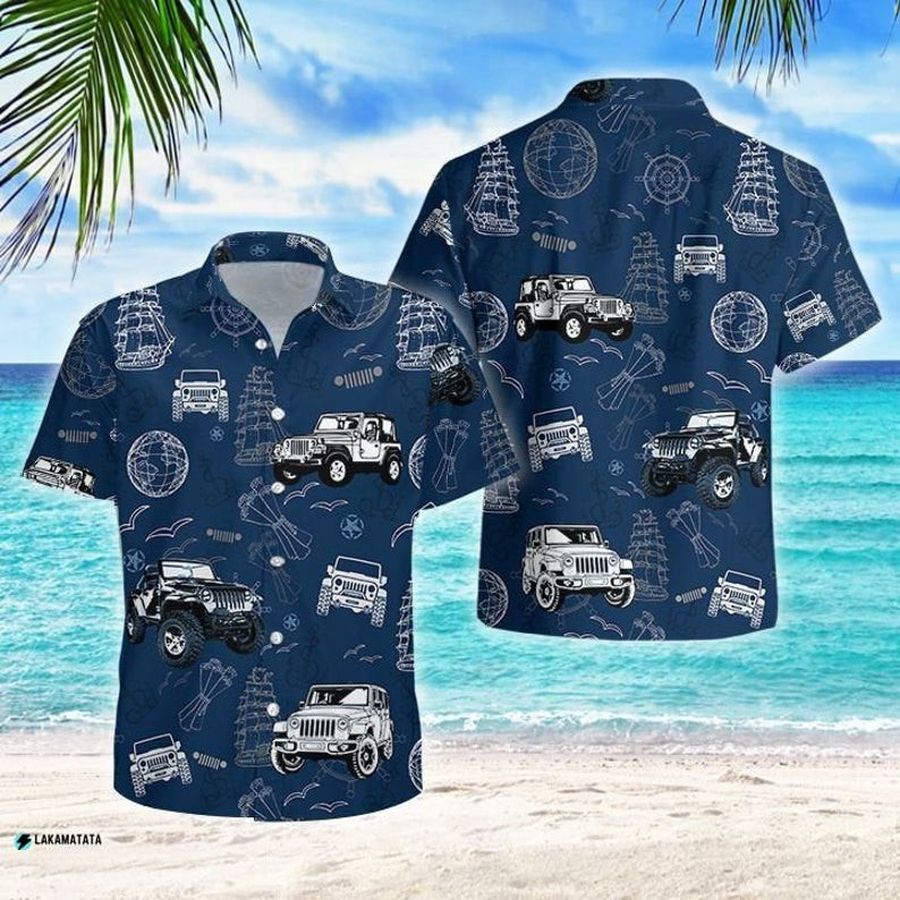 Love Jeep Car V3 Hawaiian Shirt