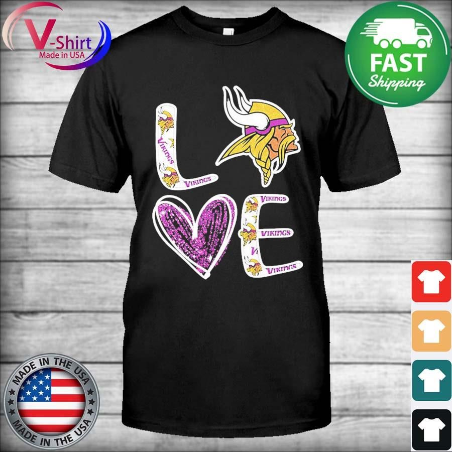 Love Minnesota Vikings Diamond 2021 Shirt