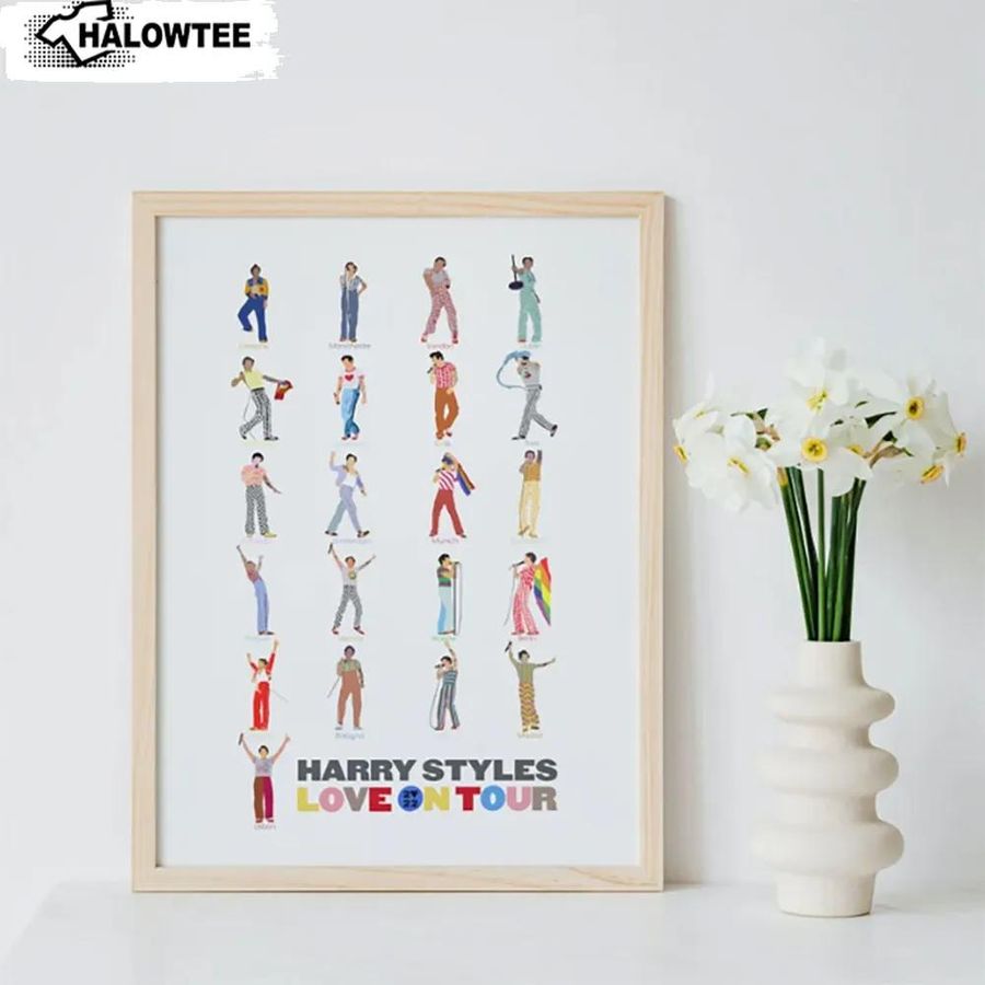 Love On Tour 2022 Poster Harry Styles Wall Art Gift For Fans
