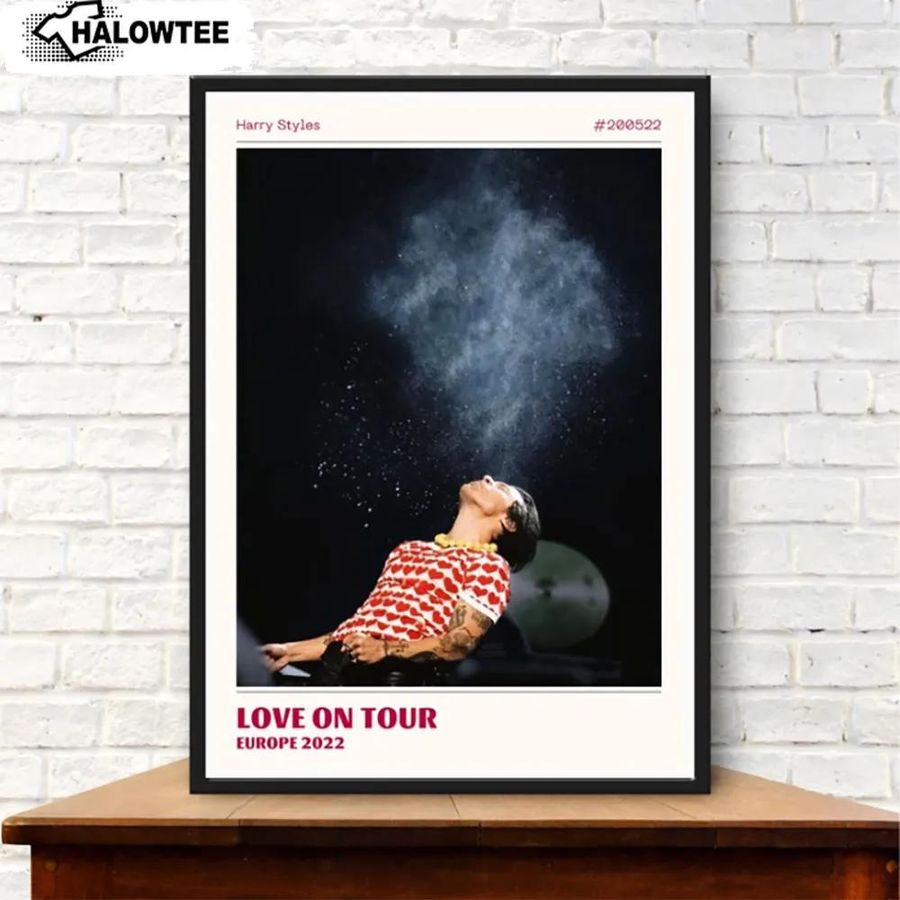Love On Tour Europe 2022 Poster Harry Styles Wall Art Home Decor
